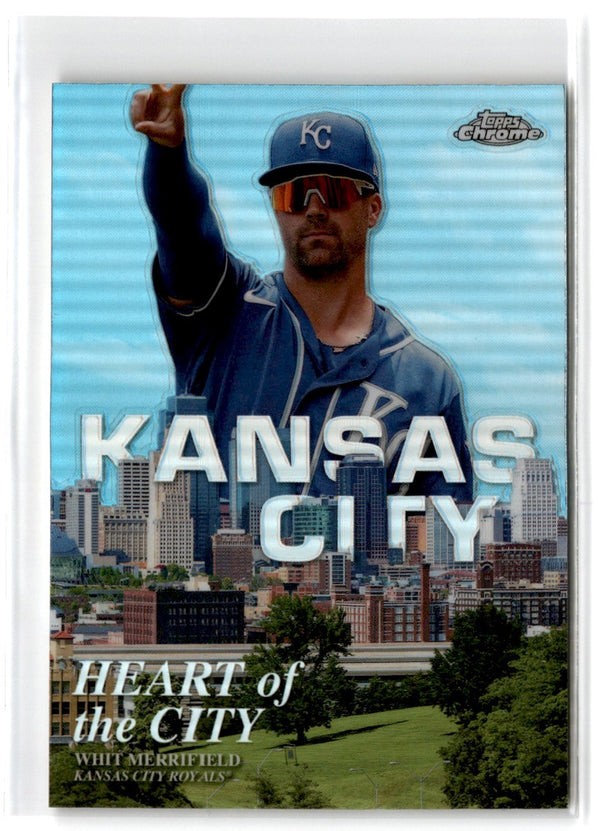 2022 Topps Chrome Heart of the City Whit Merrifield #HOC-10