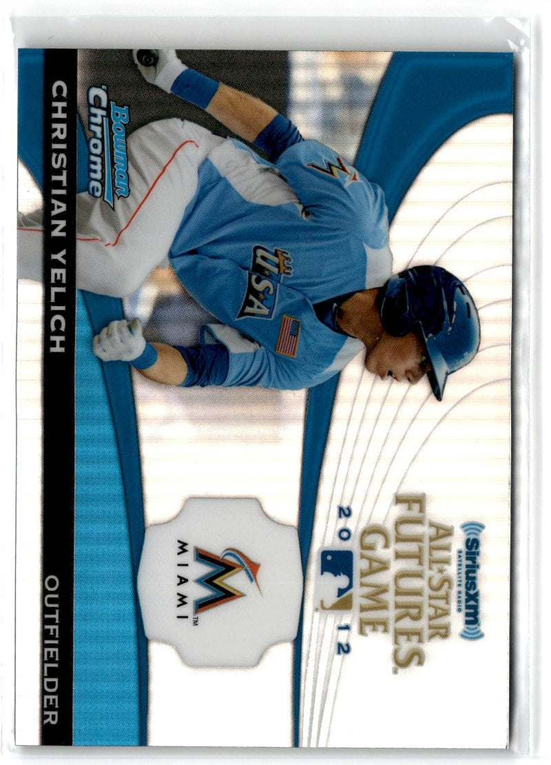 2012 Bowman Chrome Futures Game Christian Yelich