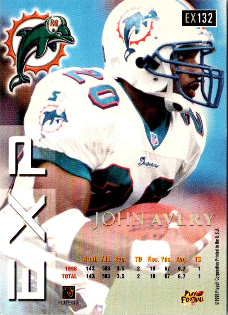 1999 Playoff Prestige EXP John Avery