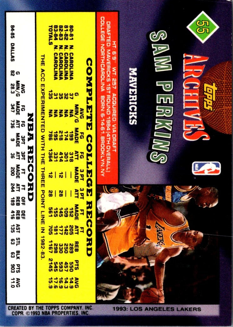 1993 Topps Sam Perkins