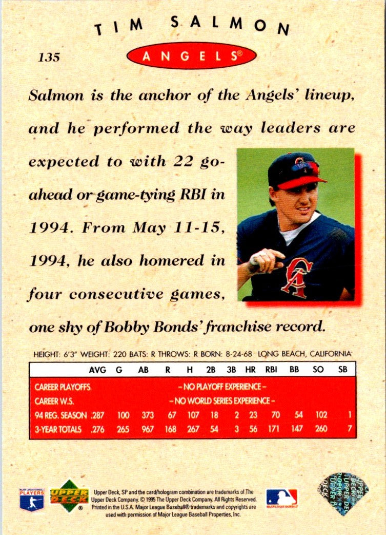 1995 SP Championship Tim Salmon