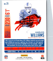 2016 Panini Prestige Karlos Williams #21