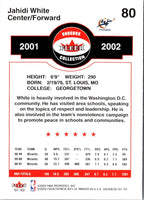 2001 Fleer Shoebox Jahidi White #80