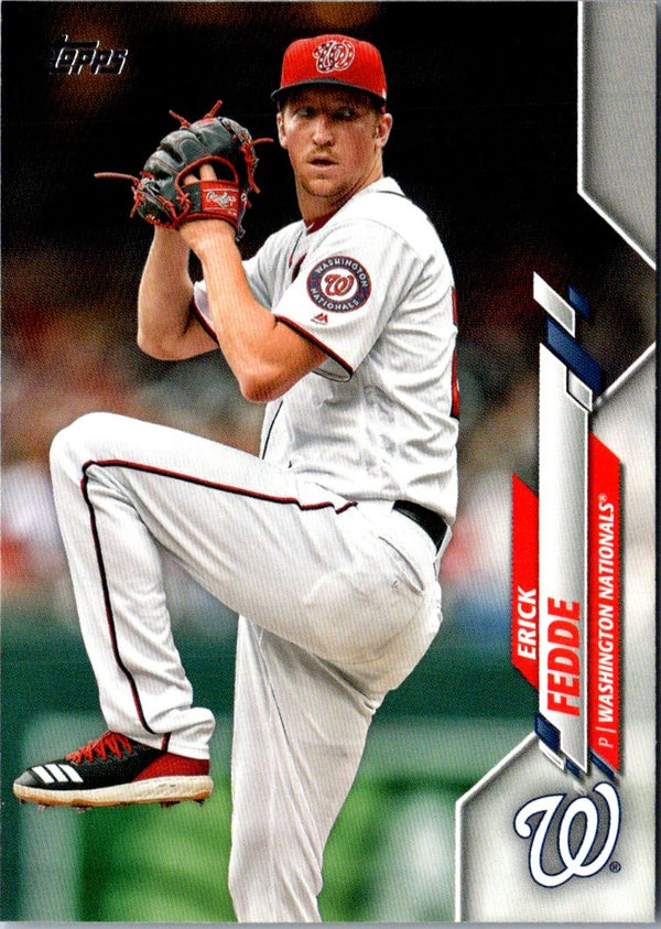 2020 Topps Erick Fedde #198