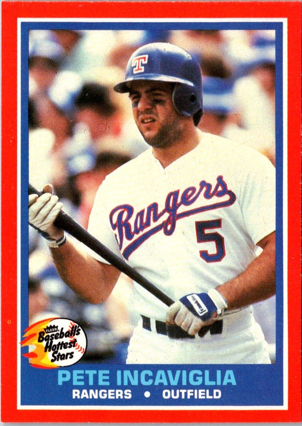 1987 Fleer Hottest Stars Pete Incaviglia #24