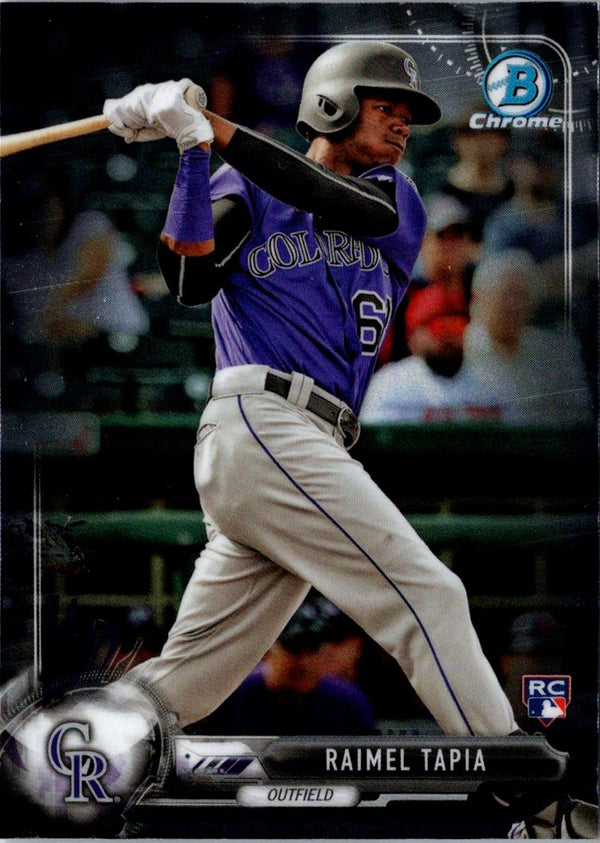 2017 Bowman Chrome Raimel Tapia #85 Rookie