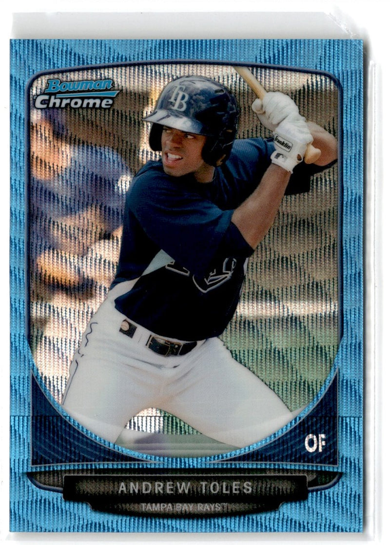 2013 Bowman Chrome Prospects Blue Wave Andrew Toles