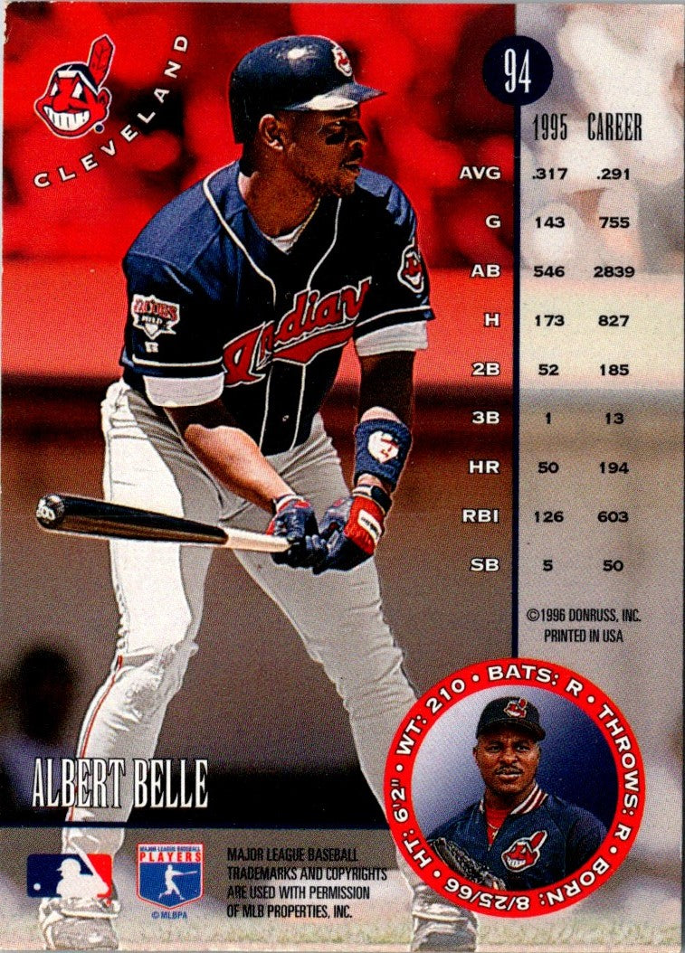 1996 Leaf Albert Belle