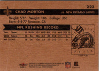 2001 Fleer Tradition Glossy Chad Morton #223