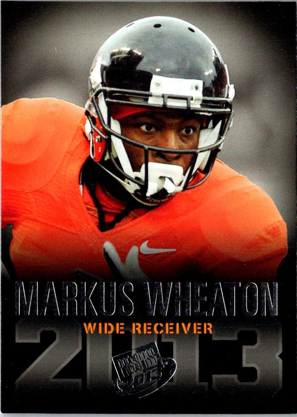 2013 Press Pass Markus Wheaton #47