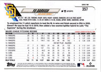 2021 Topps Yu Darvish #357