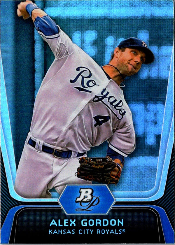 2012 Bowman Platinum Alex Gordon #62