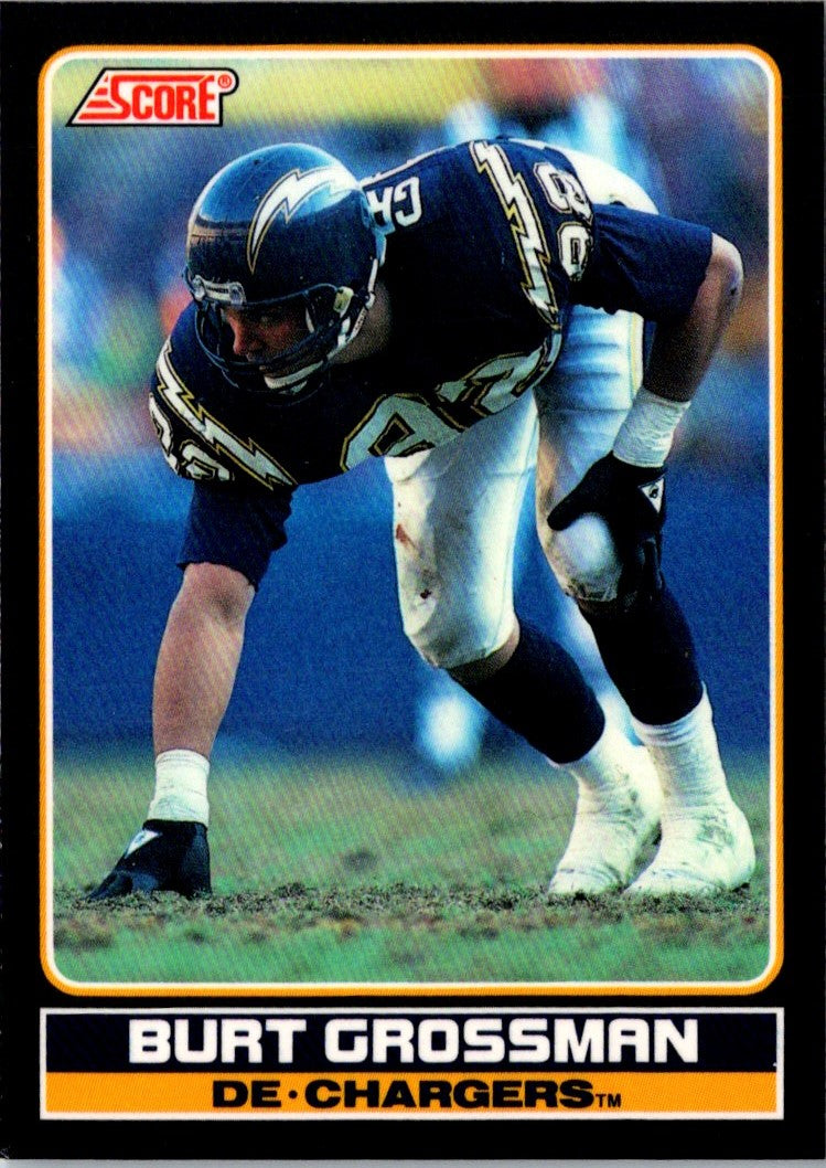 1990 Score Young Superstars Burt Grossman