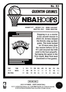 2023 Hoops Quentin Grimes