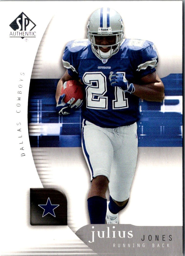 2005 SP Authentic Julius Jones #22