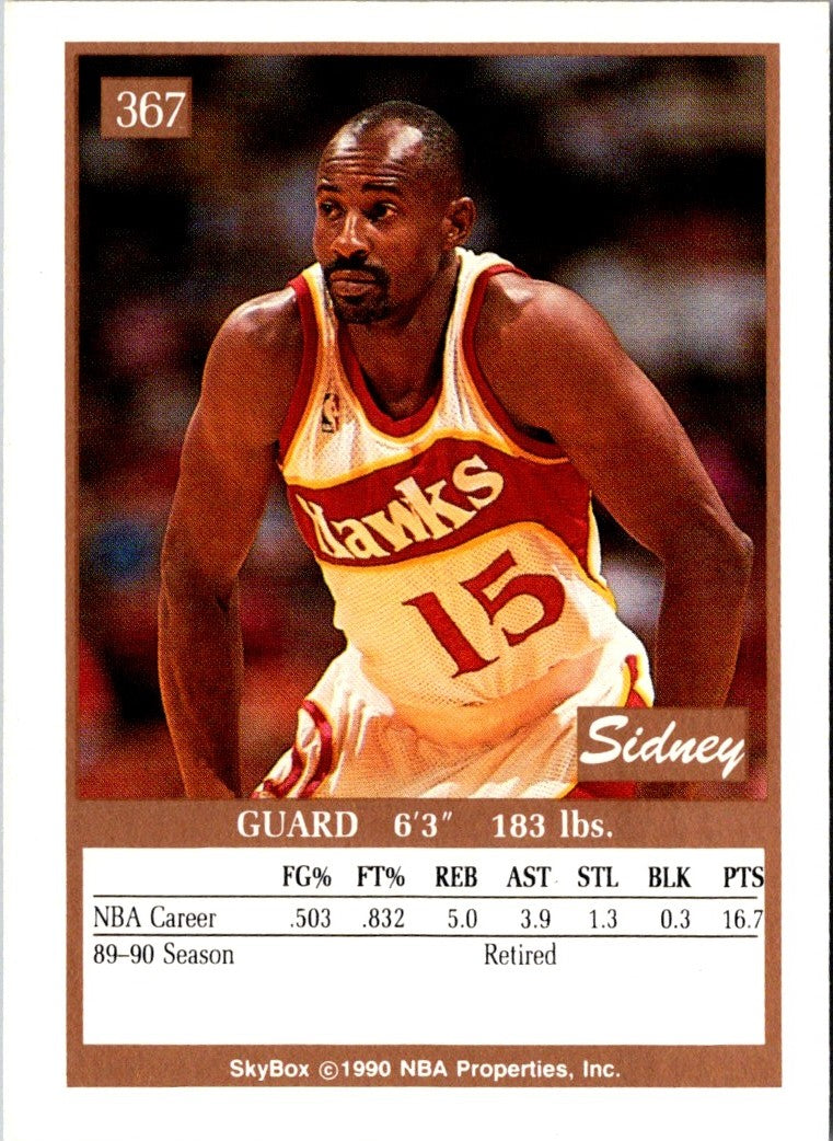 1990 SkyBox Sidney Moncrief