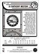 2022 Hoops Purple De'Anthony Melton