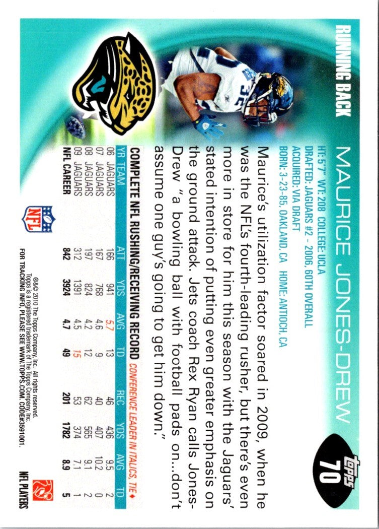 2010 Topps Maurice Jones-Drew