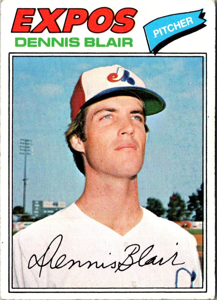 1977 Topps Dennis Blair