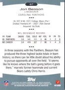 2010 Topps Platinum Jon Beason