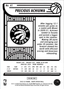 2020 Panini Instant NBA Precious Achiuwa