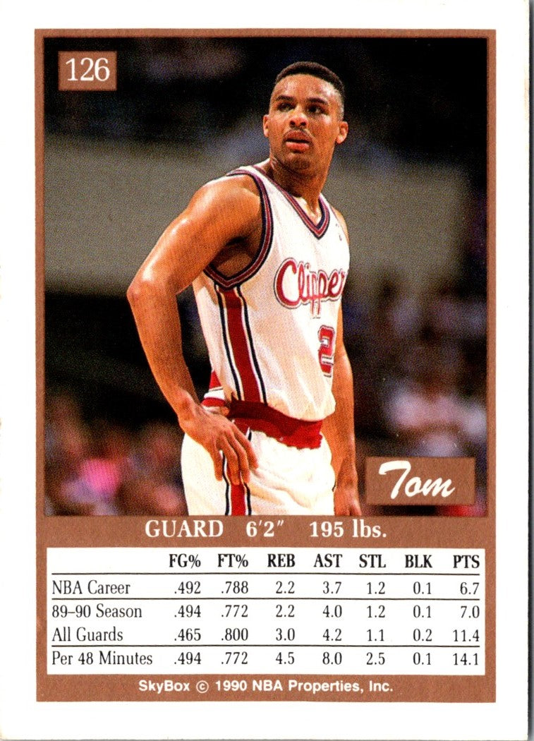 1990 SkyBox Tom Garrick