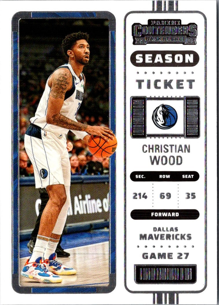 2022 Panini Contenders Season Ticket Christian Wood