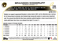 2022 Topps Brandon Woodruff #336