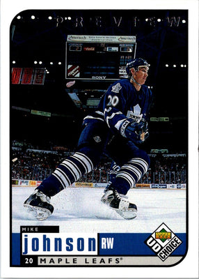 1998 UD Choice Preview Mike Johnson #199