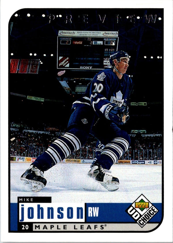 1998 UD Choice Preview Mike Johnson #199