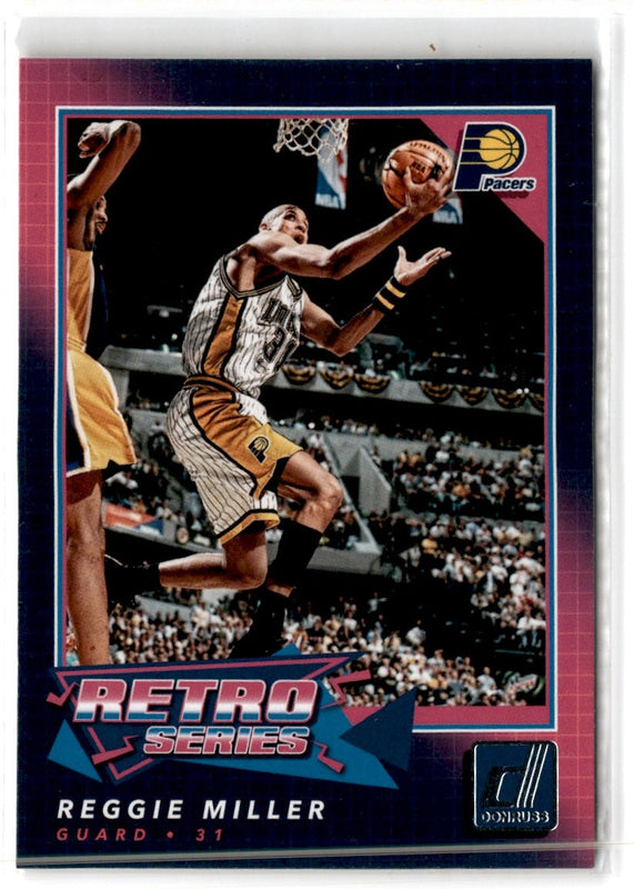 2017 Donruss Retro Series Reggie Miller #13