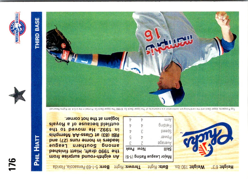 1992 Upper Deck Minors Phil Hiatt