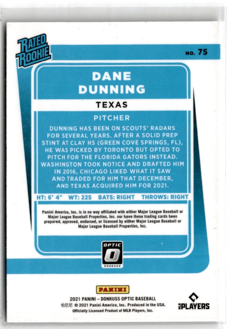 2021 Donruss Optic Dane Dunning