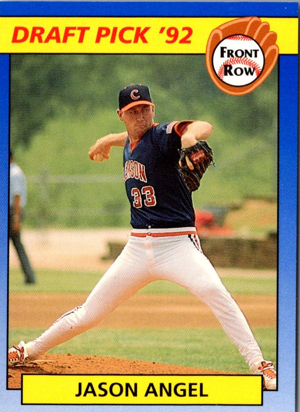 1992 Front Row Draft Picks Jason Angel #10