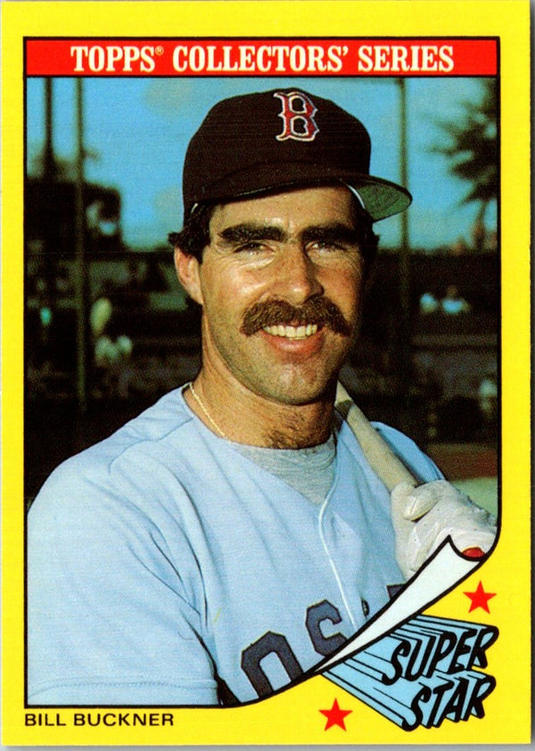 1986 Boston Red Sox Photo Cards Series I & II Bill Buckner #6