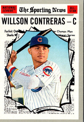 2019 Topps Heritage Willson Contreras #361