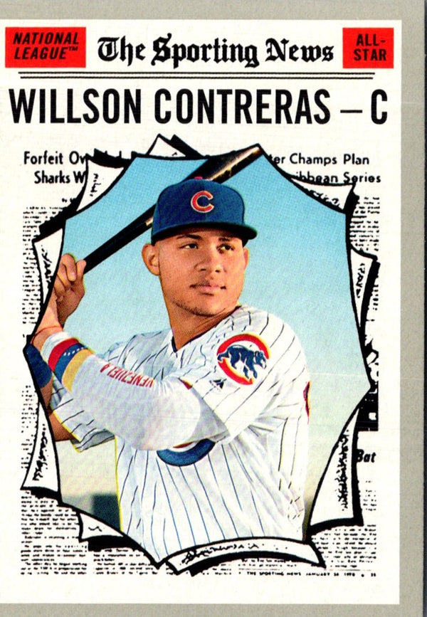 2019 Topps Heritage Willson Contreras #361