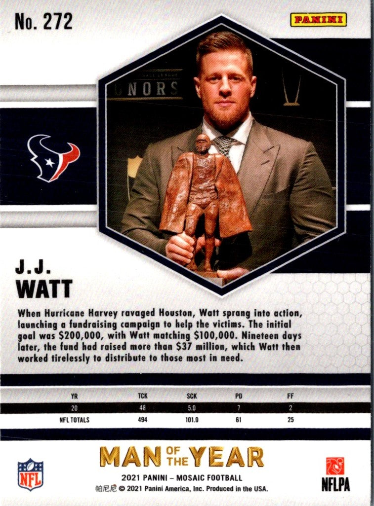 2021 Panini Mosaic J.J. Watt