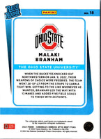 2022 Panini Chronicles Draft Picks Donruss Optic Rated Rookie Malaki Branham #18