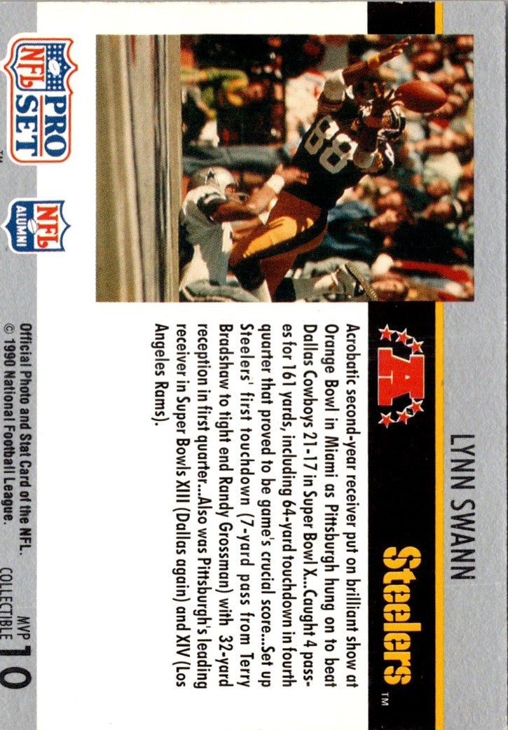 1990 Pro Set Super Bowl MVP Collectibles Lynn Swann