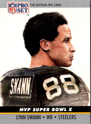 1990 Pro Set Super Bowl MVP Collectibles Lynn Swann #10