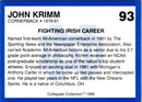 1990 Collegiate Collection Notre Dame John Krimm