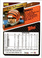 1993 Topps Lee Johnson #608