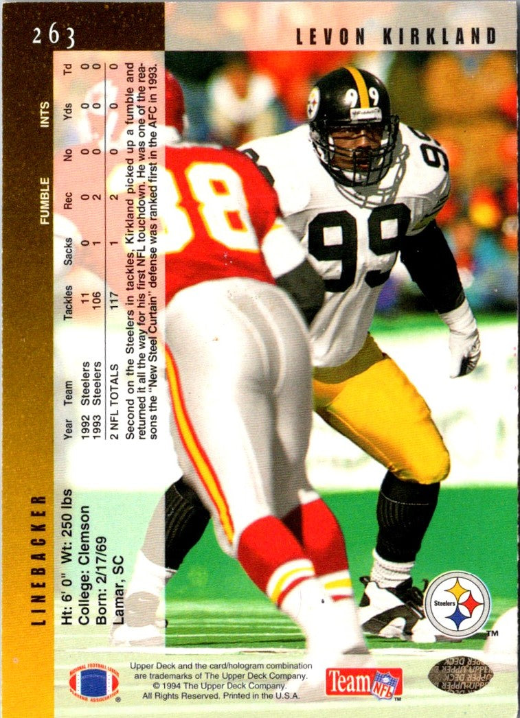 1994 Upper Deck Electric Gold Levon Kirkland