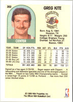 1989 Hoops Greg Kite #202 Rookie