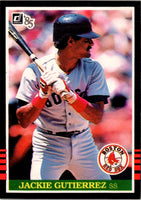 1985 Donruss Jackie Gutierrez #335 Rookie