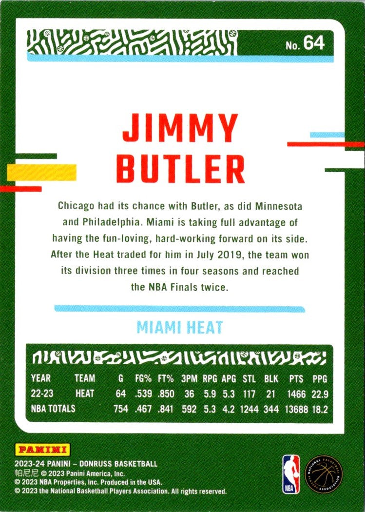 2023 Donruss Red Jimmy Butler