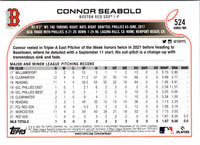 2022 Topps Connor Seabold #524 Rookie