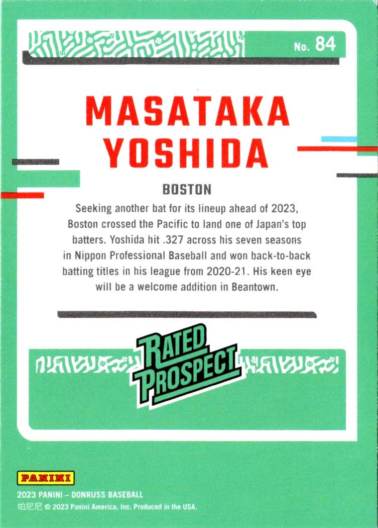 2023 Donruss Masataka Yoshida