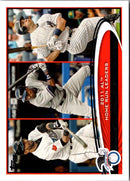 2012 Topps Red Jose Bautista/Curtis Granderson/Mark Teixeira